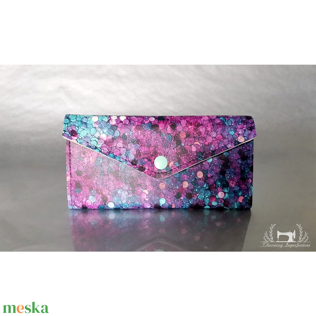 Glitter - parti tárca - táska & tok - pénztárca & más tok - pénztárca - női pénztárca - Meska.hu