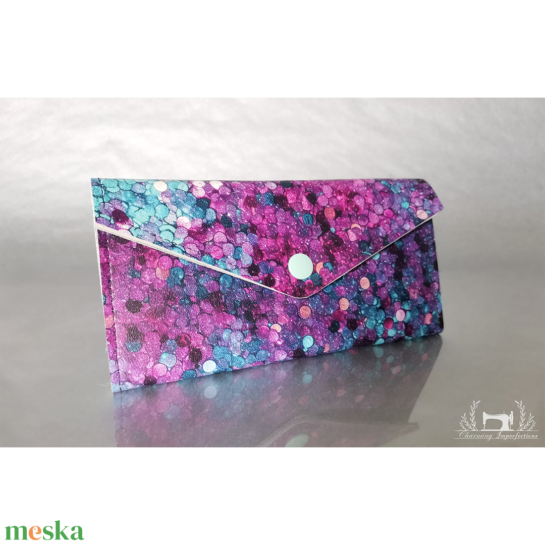 Glitter - parti tárca - táska & tok - pénztárca & más tok - pénztárca - női pénztárca - Meska.hu