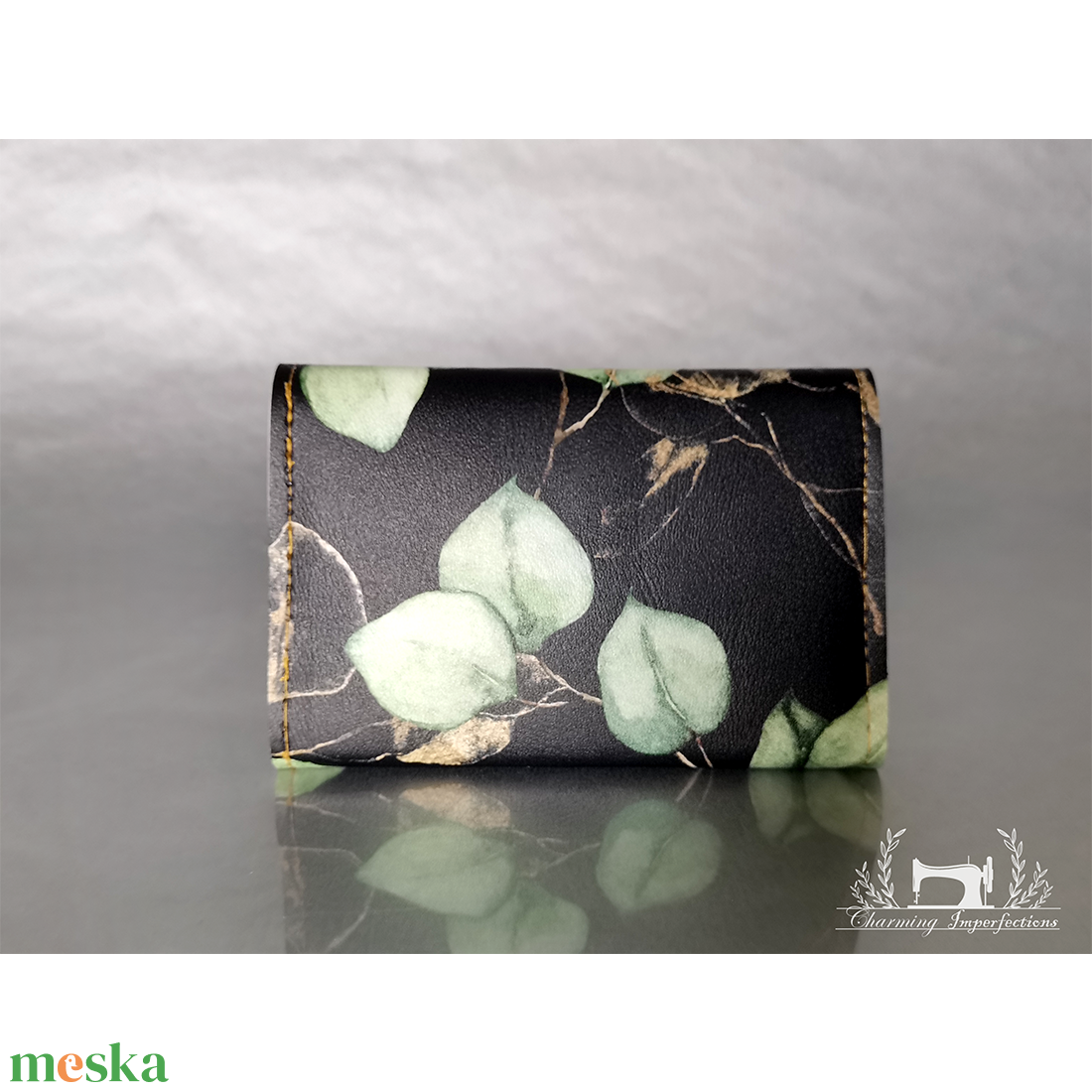 Éjszakai levelek  - parti minitárca - táska & tok - pénztárca & más tok - pénztárca - női pénztárca - Meska.hu