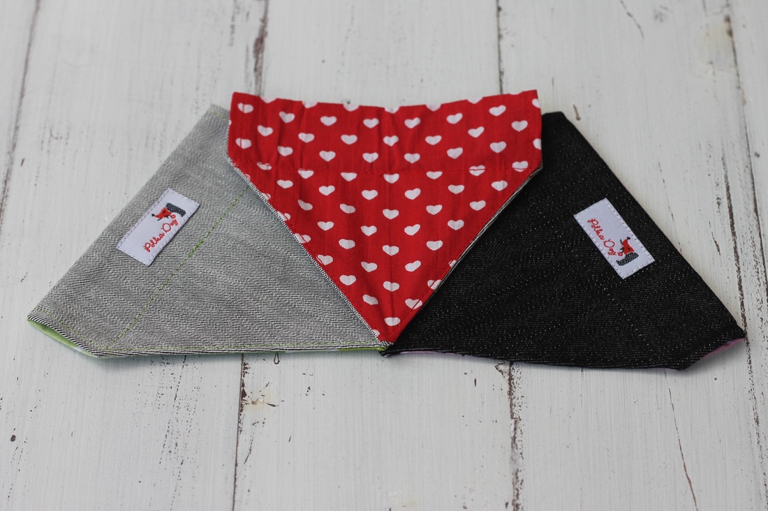 Polka Dog kutyakendő - nyakörvre húzható, M-es  -  - Meska.hu