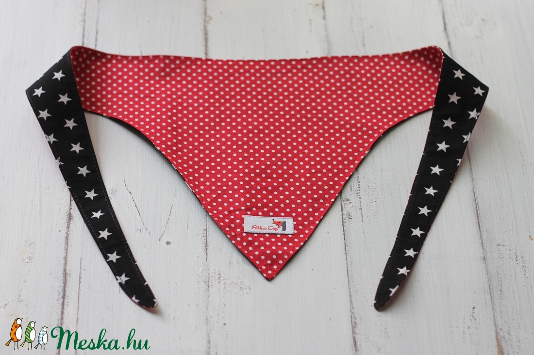 Polka Dog megköthető kutyakendő - kisebb méret -  - Meska.hu
