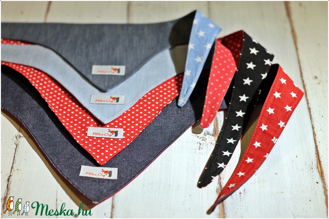 Polka Dog megköthető kutyakendő - kisebb méret -  - Meska.hu