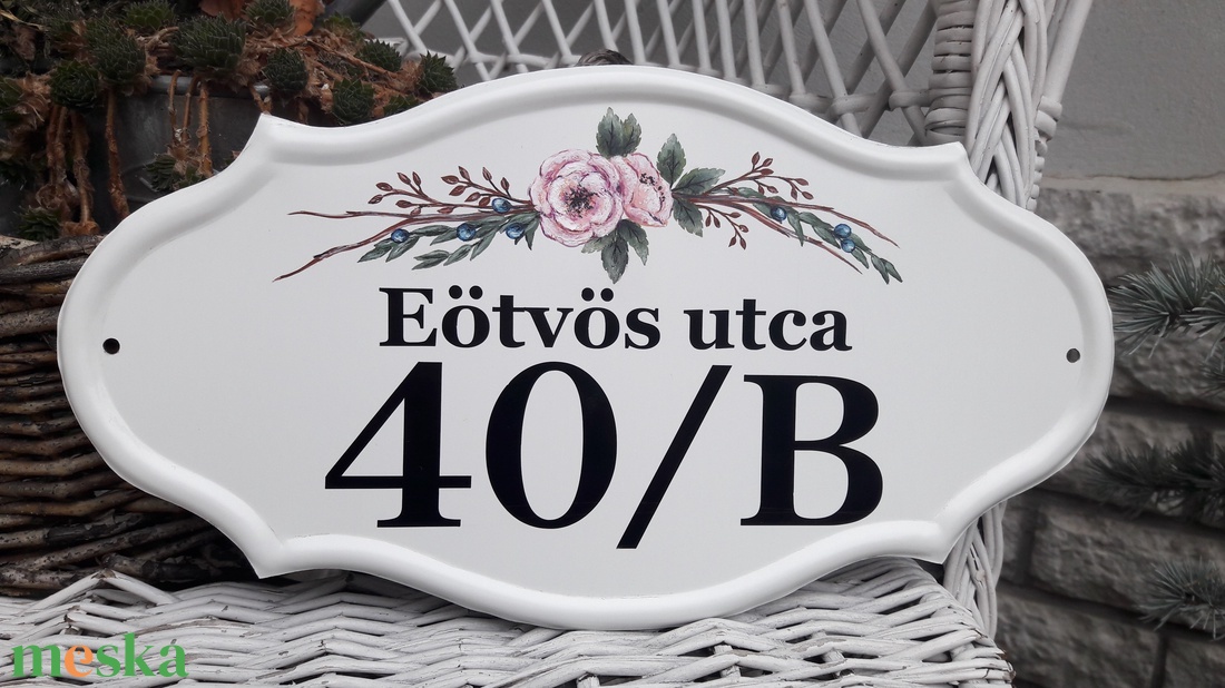 Házszám/utcatábla/névtábla vadrózsával - otthon & életmód - ház & kert - házszám - Meska.hu Házszám/utcatábla/névtábla vadrózsával - otthon & életmód - ház & kert - házszám - Meska.hu