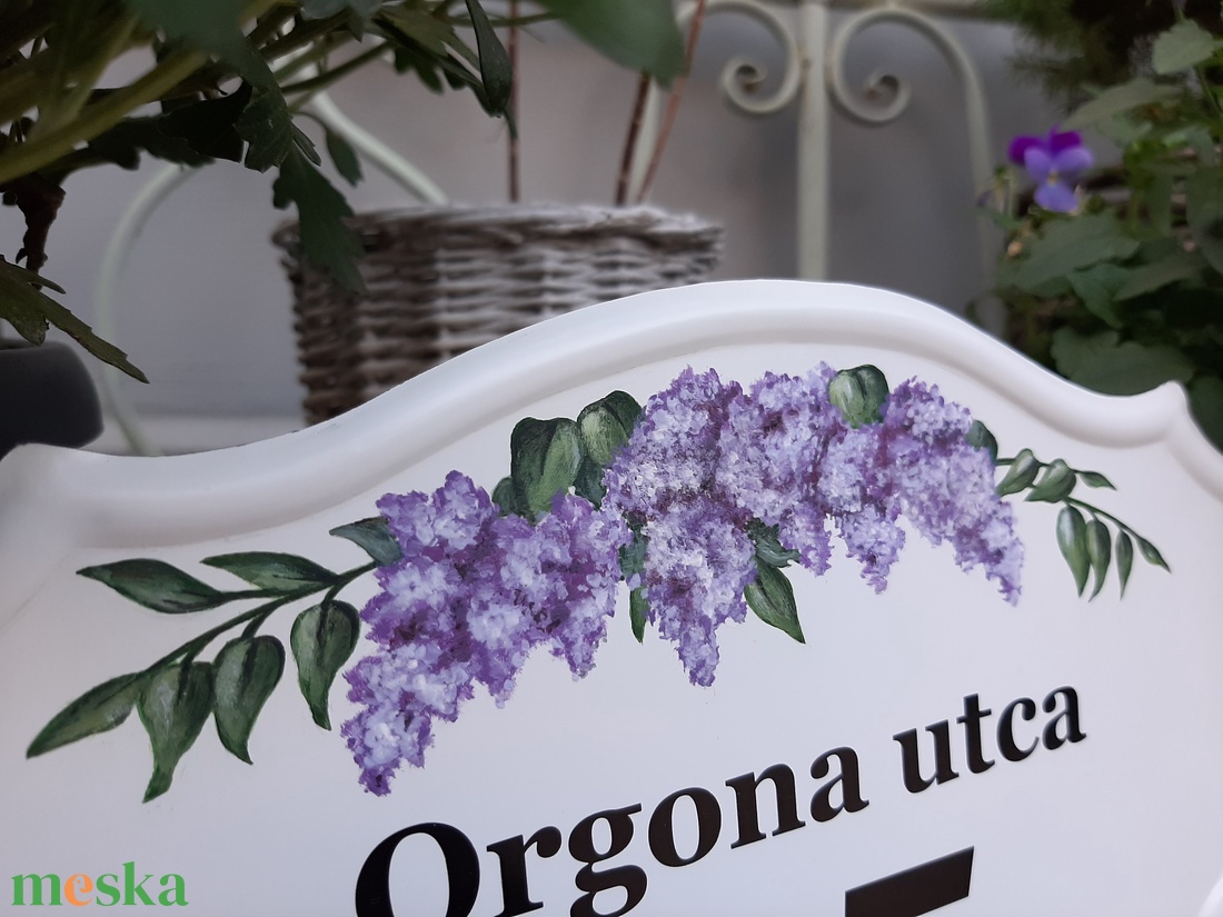 Házszám/utcatábla/névtábla orgona mintával - otthon & életmód - ház & kert - házszám - Meska.hu Házszám/utcatábla/névtábla orgona mintával - otthon & életmód - ház & kert - házszám - Meska.hu