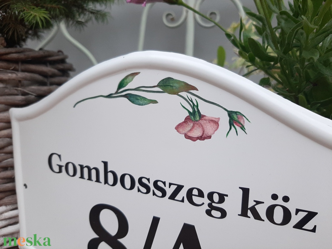 Házszám/utcatábla/névtábla szellőrózsa mintával - otthon & életmód - ház & kert - házszám - Meska.hu Házszám/utcatábla/névtábla szellőrózsa mintával - otthon & életmód - ház & kert - házszám - Meska.hu