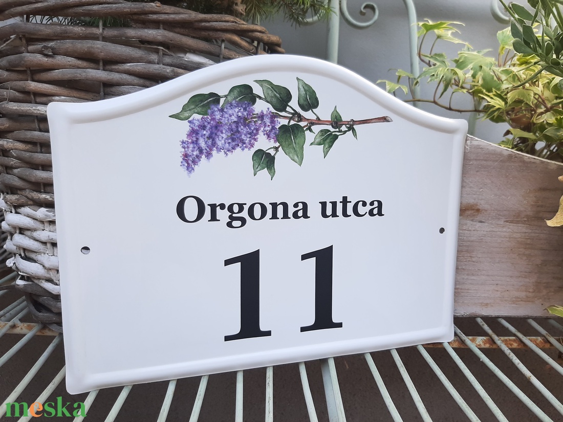 Házszám/utcatábla/névtábla orgona mintával - otthon & életmód - ház & kert - házszám - Meska.hu Házszám/utcatábla/névtábla orgona mintával - otthon & életmód - ház & kert - házszám - Meska.hu