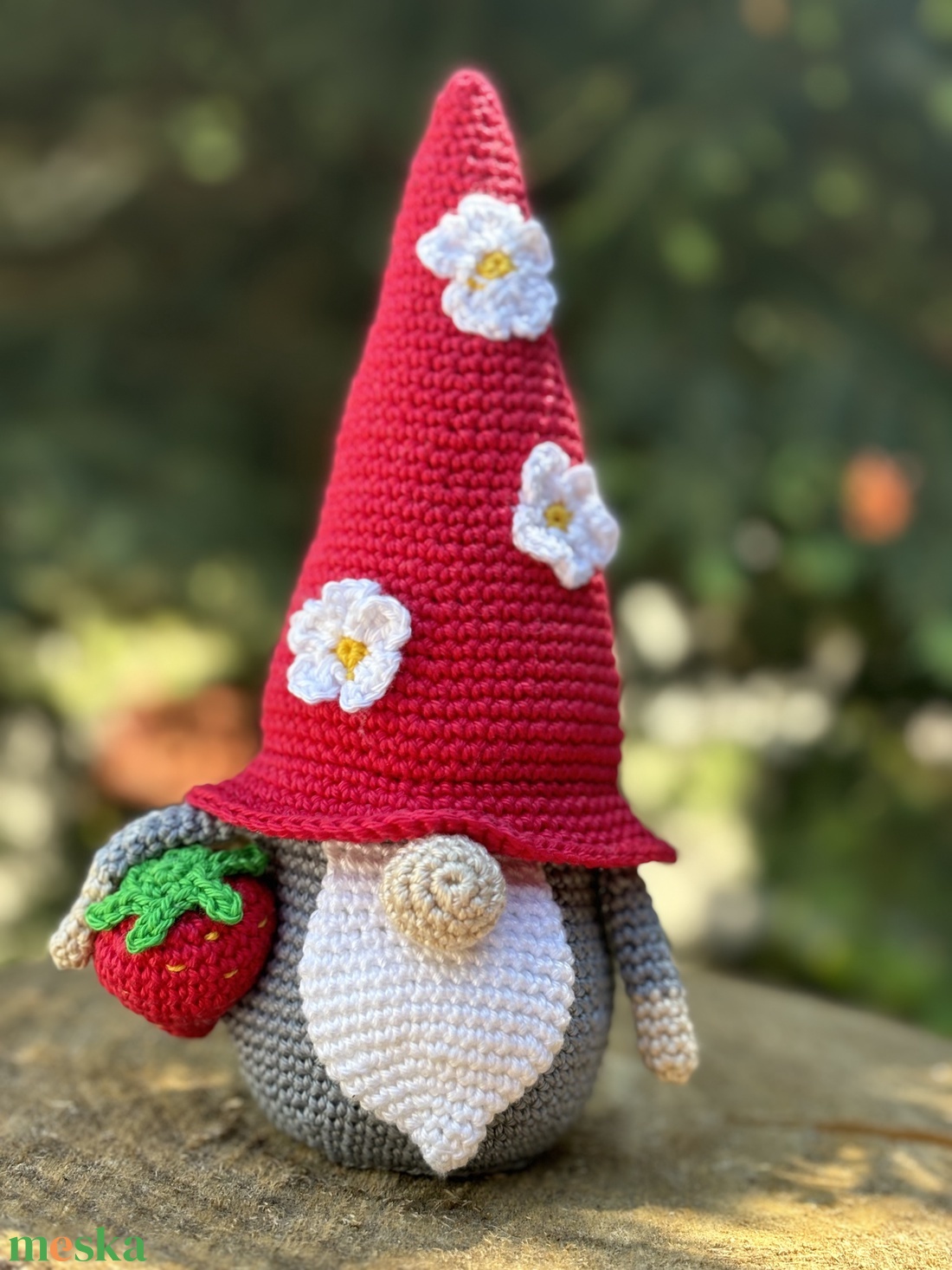 Horgolt epres manó - otthon & életmód - dekoráció - manók - Meska.hu