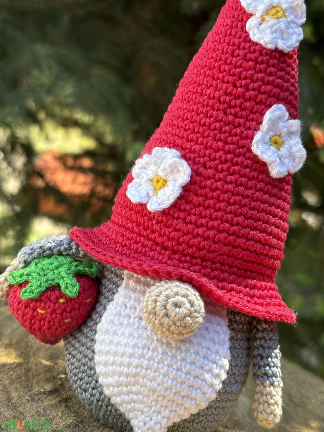 Horgolt epres manó - otthon & életmód - dekoráció - manók - Meska.hu