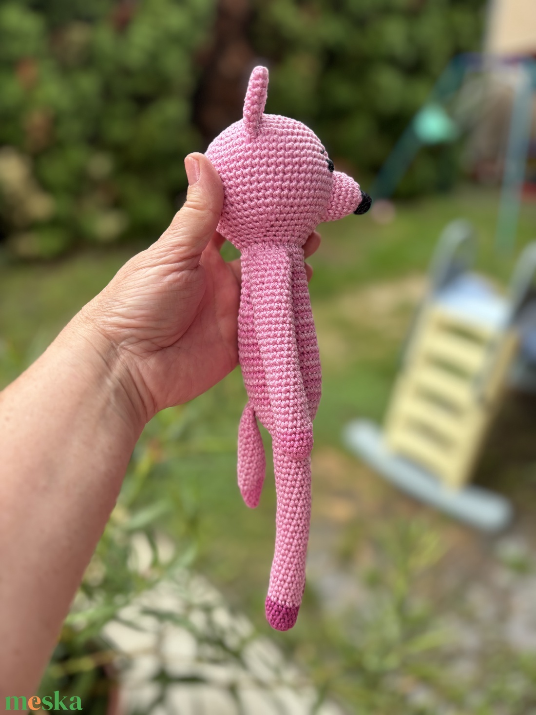 Horgolt róka - játék & sport - plüssállat & játékfigura - róka - Meska.hu