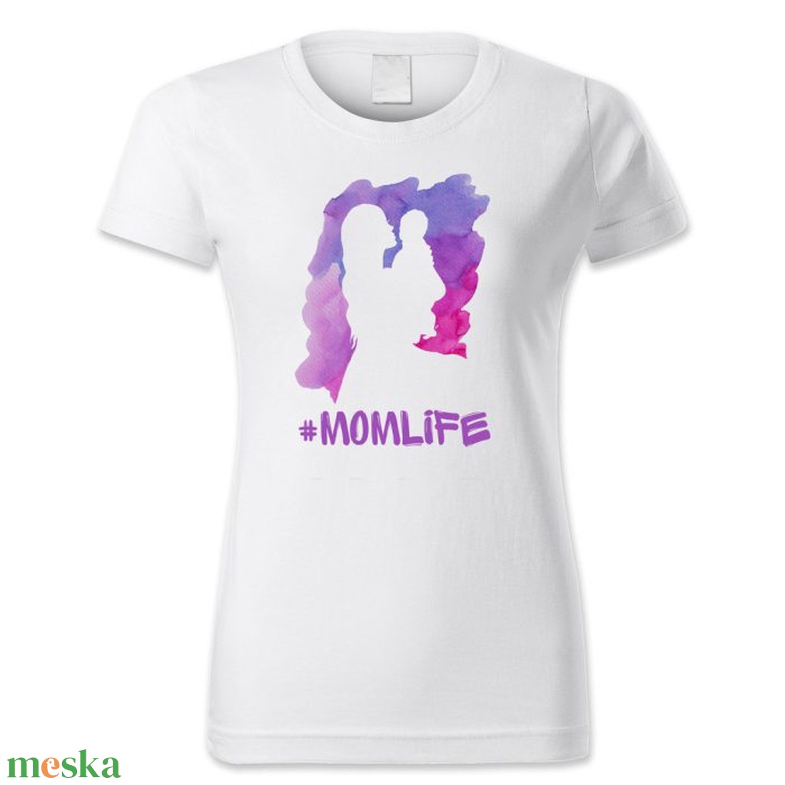 Momlife feliratos póló � stílusos és őszinte darab anyukáknak - ruha & divat - női ruha - póló, felső - Meska.hu