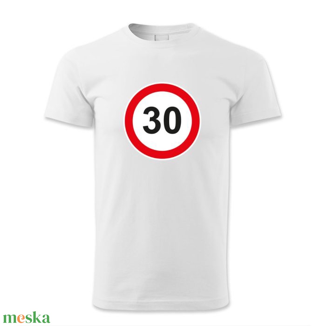 Kresz táblás születésnapi férfi póló - ruha & divat - férfi ruha - póló - Meska.hu