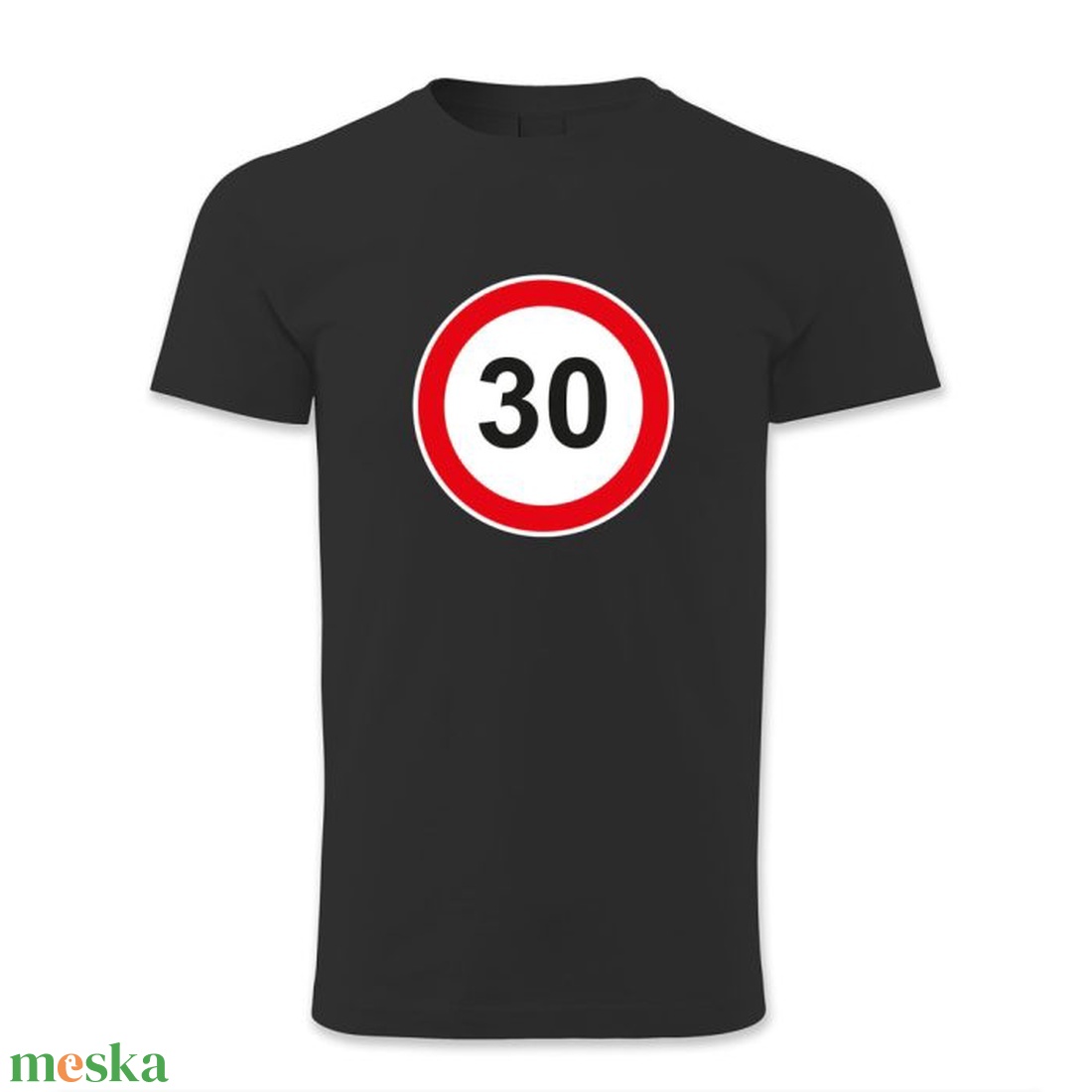 Kresz táblás születésnapi férfi póló - ruha & divat - férfi ruha - póló - Meska.hu