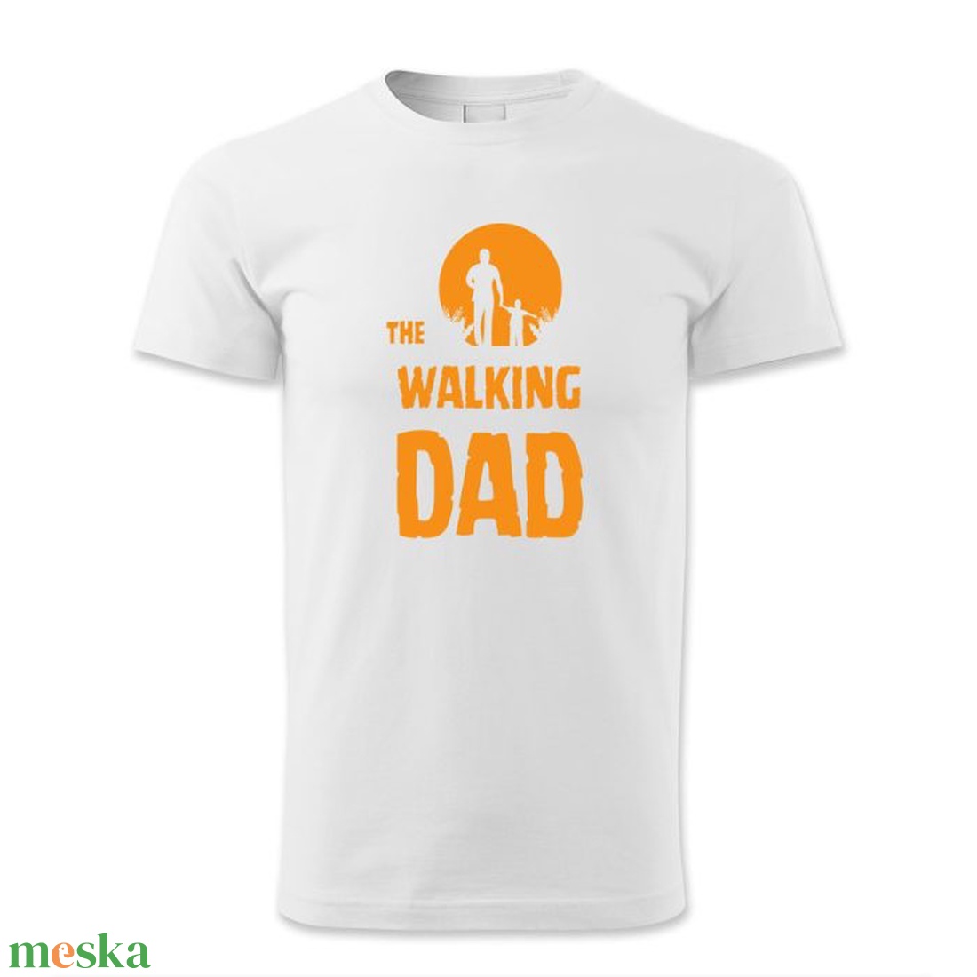 Walking Dad feliratos póló - ruha & divat - férfi ruha - póló - Meska.hu