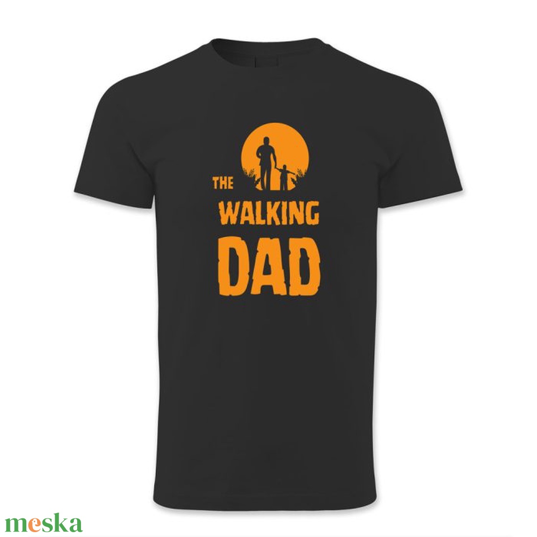 Walking Dad feliratos póló - ruha & divat - férfi ruha - póló - Meska.hu