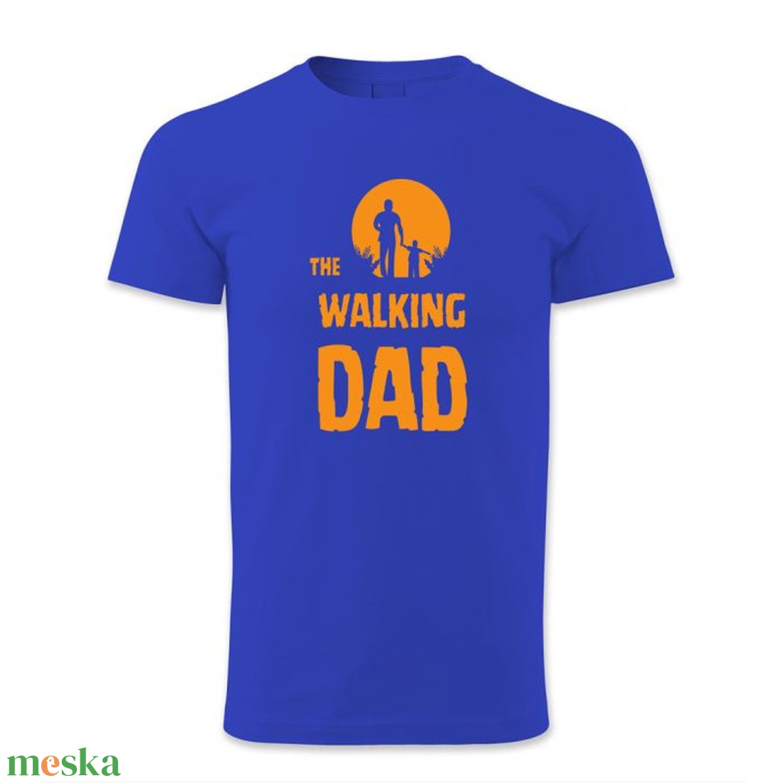 Walking Dad feliratos póló - ruha & divat - férfi ruha - póló - Meska.hu