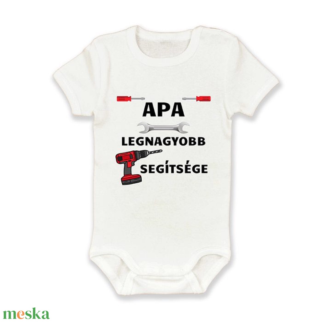 Apa legnagyobb segítsége baba bodyk és gyerekpólók - ruha & divat - gyerekruha - póló - Meska.hu