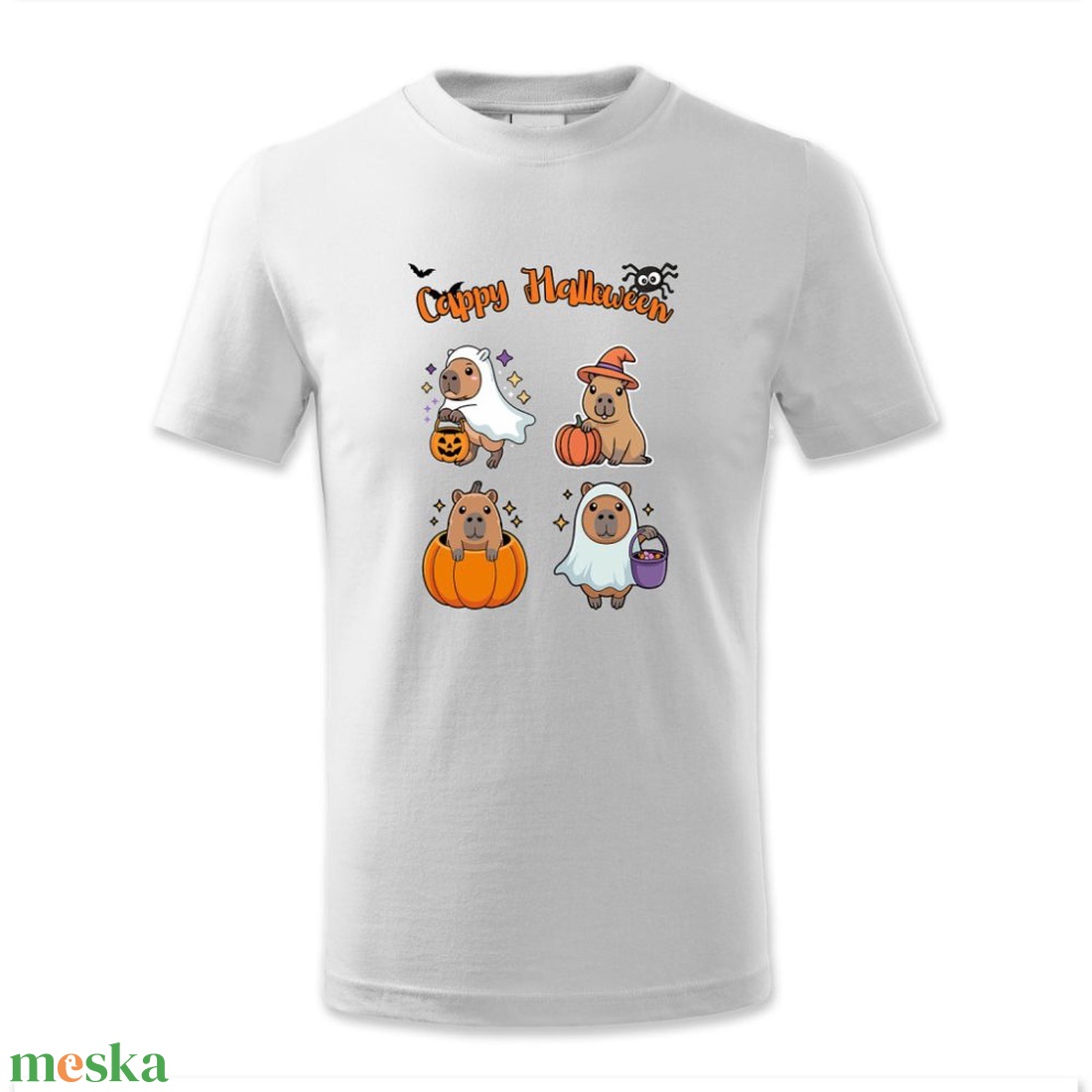 Cuki kapibara Halloween baba body / gyerek póló  - ruha & divat - gyerekruha - póló - Meska.hu