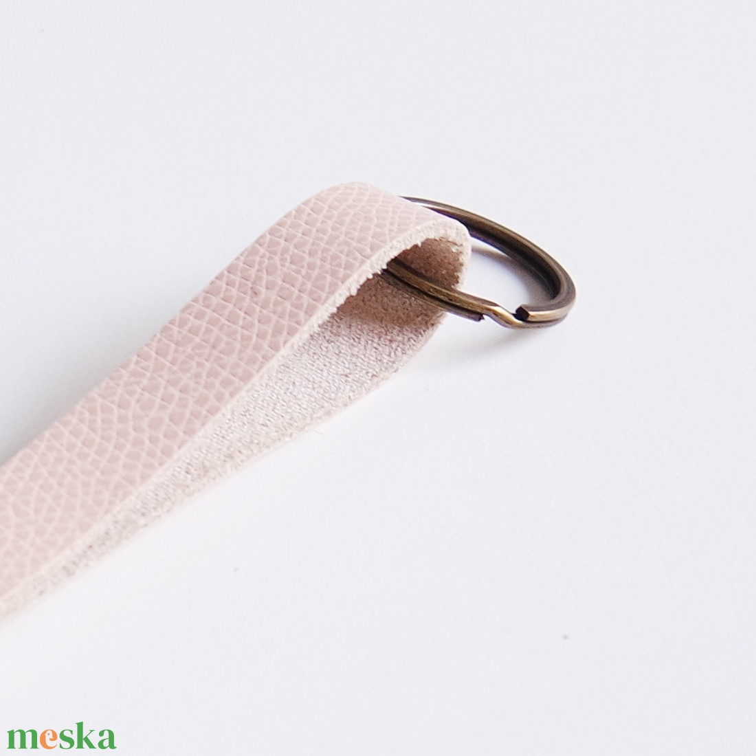 Sand Salmon MINI Karabineres duplakarikás kulcstartó - táska & tok - kulcstartó & táskadísz - kulcstartó - Meska.hu