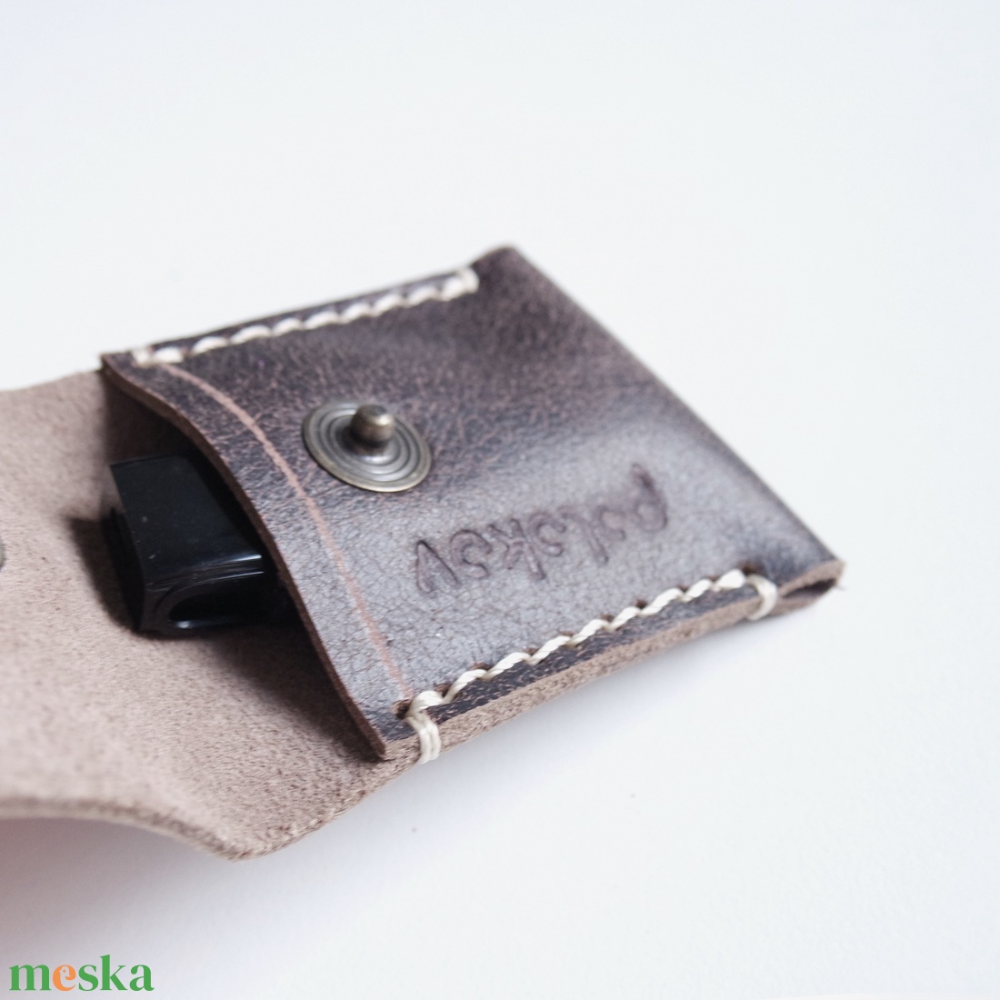 Dark Marsabit Extra mini bőr tok - táska & tok - kézitáska & válltáska - belső rendező - Meska.hu