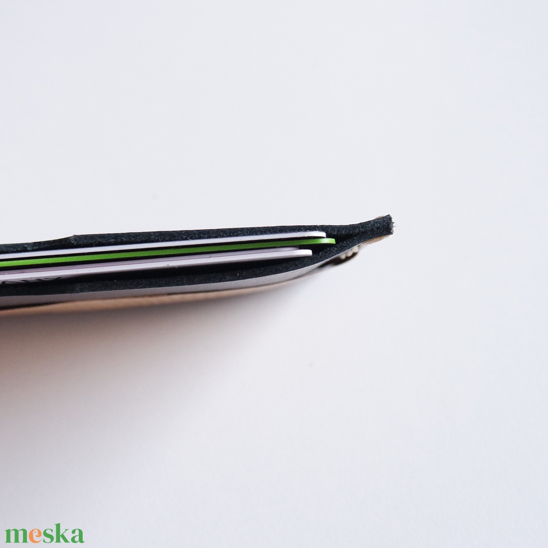 Fekete bankkártya tok - táska & tok - pénztárca & más tok - kártyatartó & irattartó - Meska.hu