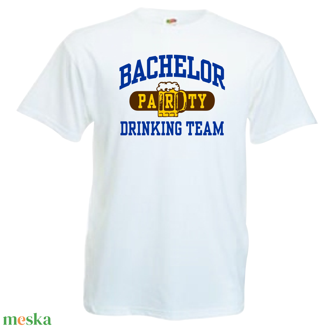 Legénybúcsú póló Drinking Team akciós termékkép 1