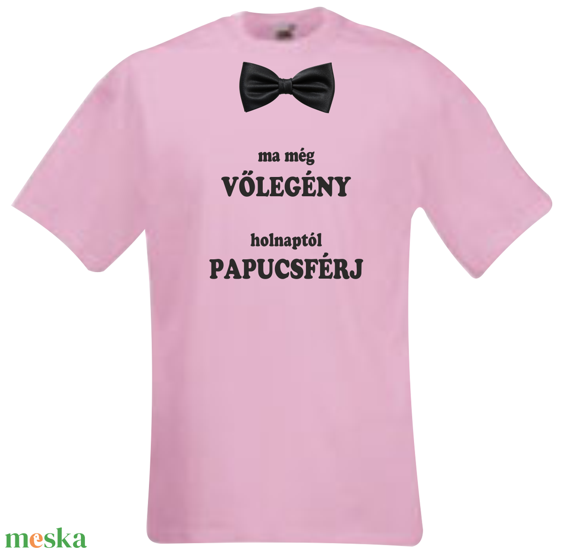 Legénybúcsú póló, Vőlegény a Papucsférj akciós termékkép 1