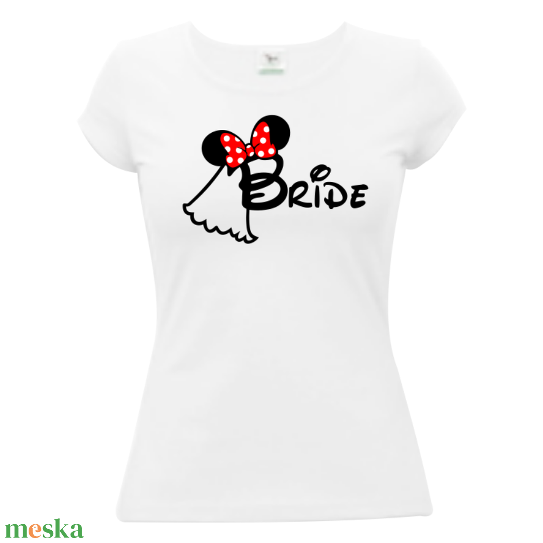 Lánybúcsú póló menyasszonynak, Minnie Bride akciós termékkép 1