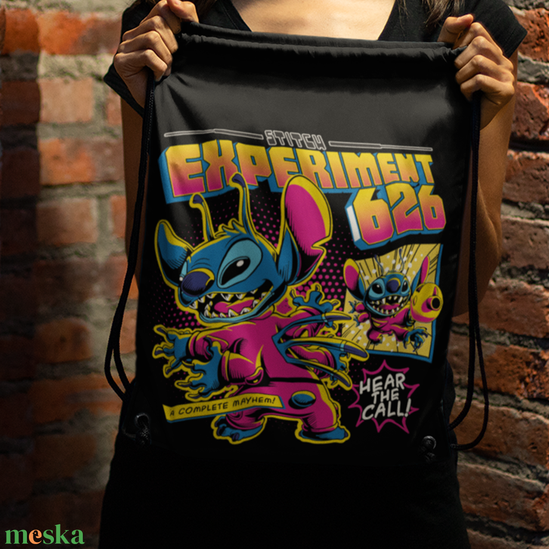 Space Experiment  tornazsák - táska & tok - hátizsák - tornazsák, gymbag - Meska.hu