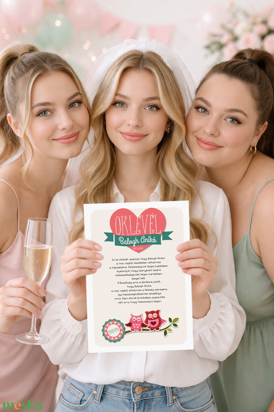 Mini Lánybúcsú Szett - művészet - grafika & illusztráció - digitális - Meska.hu