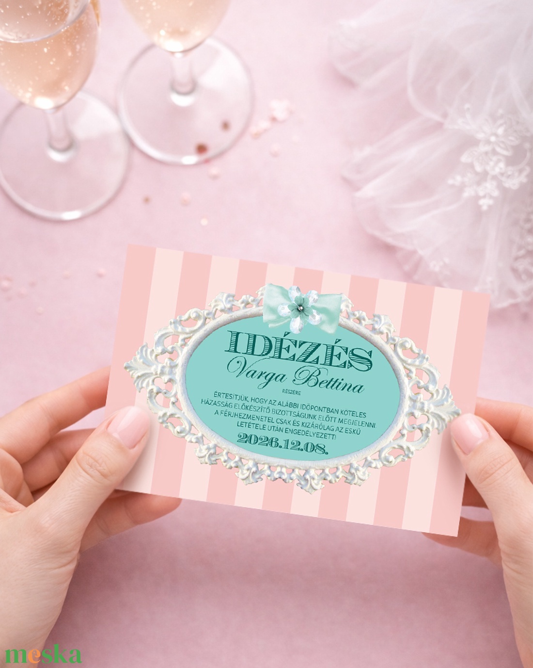 Mini Lánybúcsú Szett romantikus vintage stílusban - művészet - grafika & illusztráció - digitális - Meska.hu