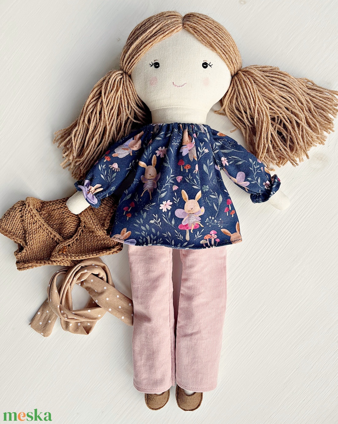 Téli ruha szett - játék & sport - baba & babaház - öltöztethető baba - Meska.hu