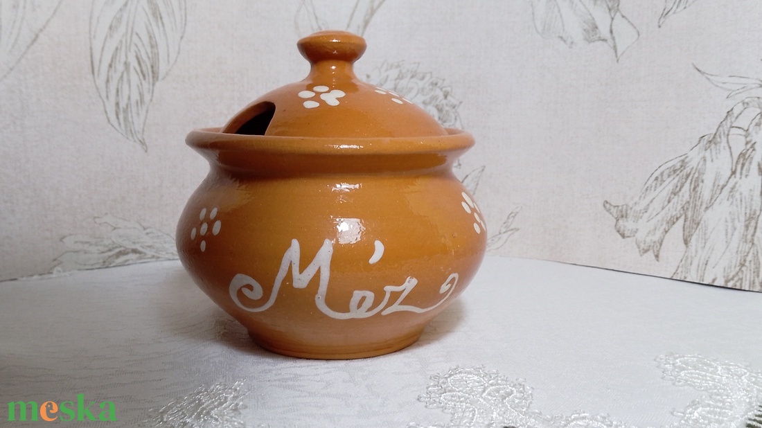 Méztartó - otthon & életmód - konyhafelszerelés, tálalás - konyhai tárolás - méz & vajtartó - Meska.hu