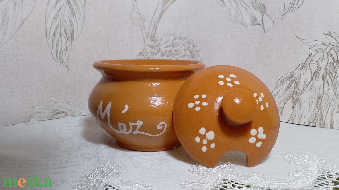 Méztartó - otthon & életmód - konyhafelszerelés, tálalás - konyhai tárolás - méz & vajtartó - Meska.hu