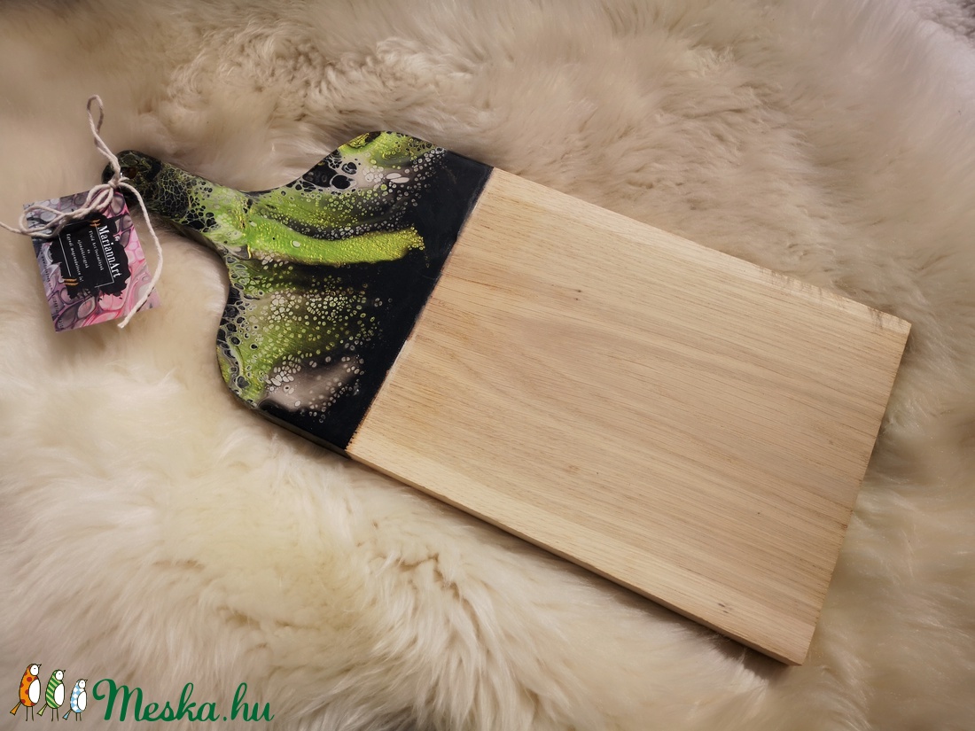 Fluid art vágódeszka  -  - Meska.hu