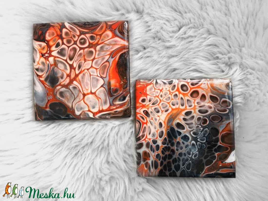 Fluid art pohár alátét  -  - Meska.hu