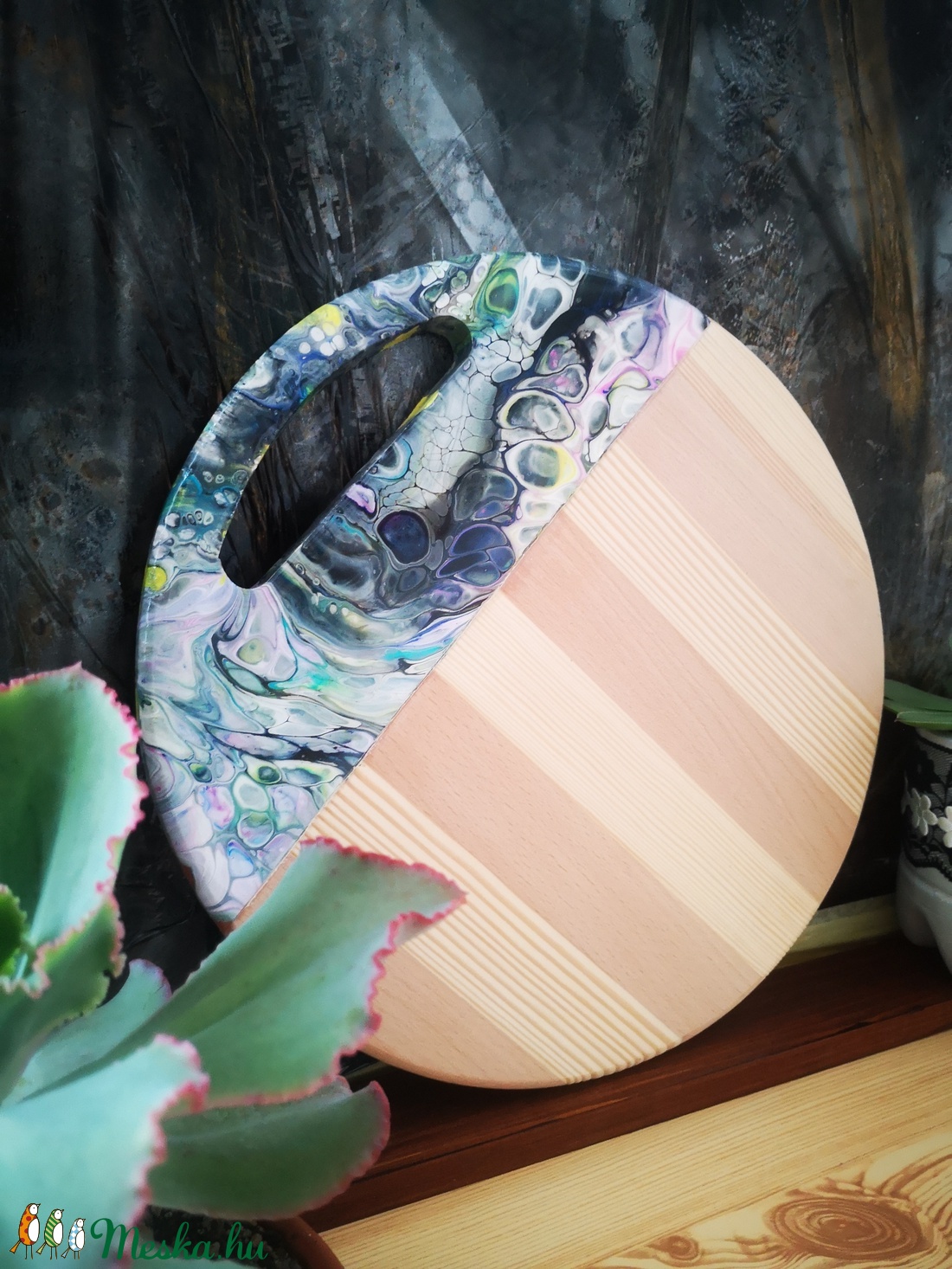 Fluid art vágodeszka -  - Meska.hu