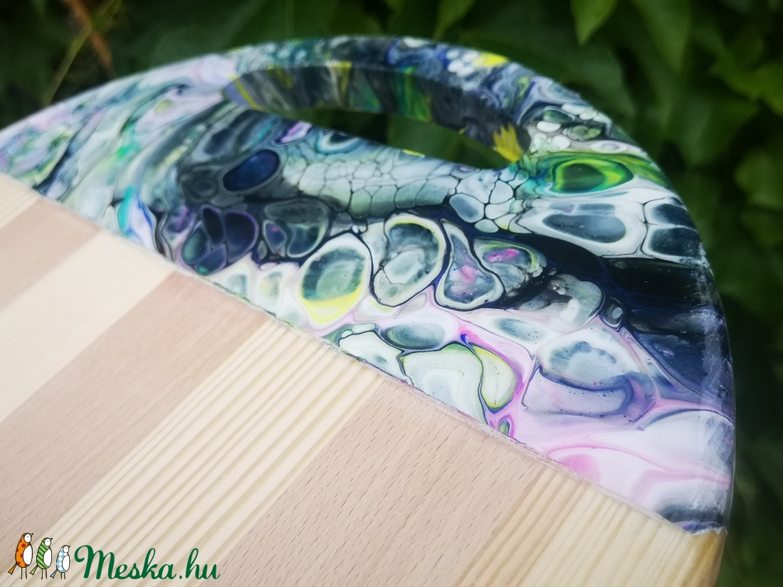 Fluid art vágodeszka -  - Meska.hu