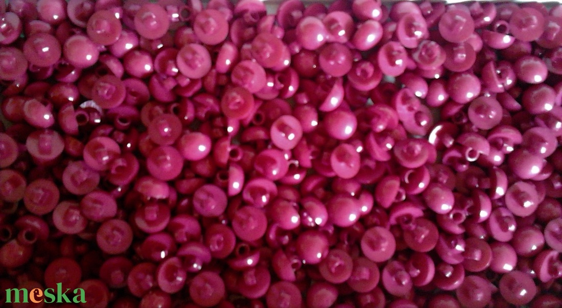 10 mm-es pink színű lencse gomb 50 db - rövidáru - gomb - műanyag gomb - Meska.hu 10 mm-es pink színű lencse gomb 50 db - rövidáru - gomb - műanyag gomb - Meska.hu