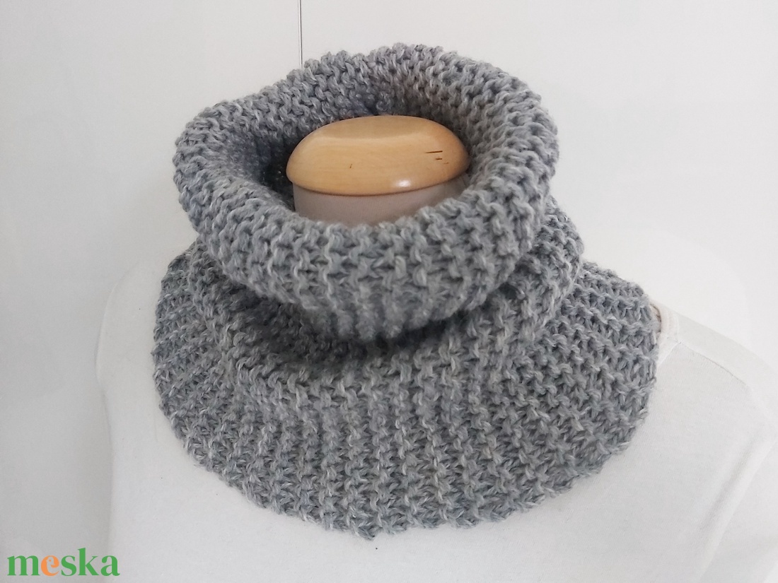 Leáraztam! Szürke csősál  - ruha & divat - sál, sapka, kendő - sál - Meska.hu