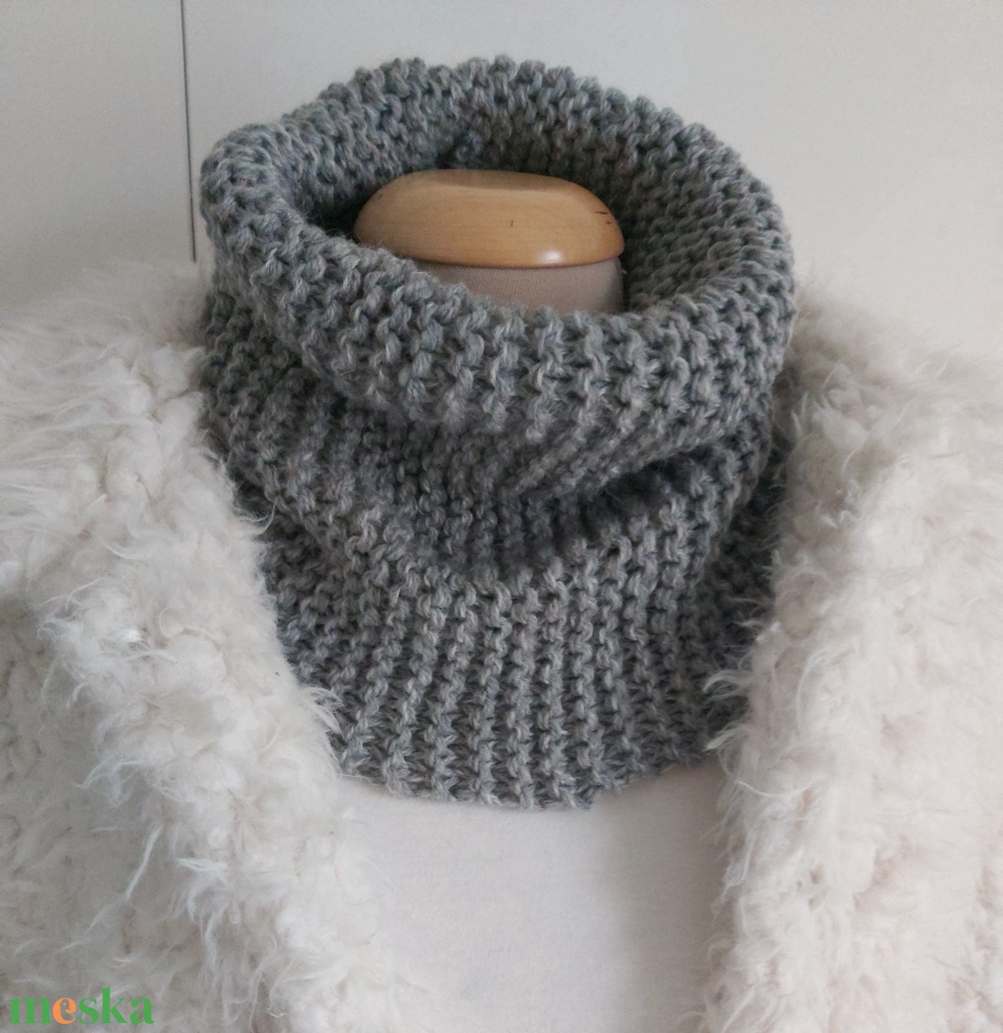 Leáraztam! Szürke csősál  - ruha & divat - sál, sapka, kendő - sál - Meska.hu