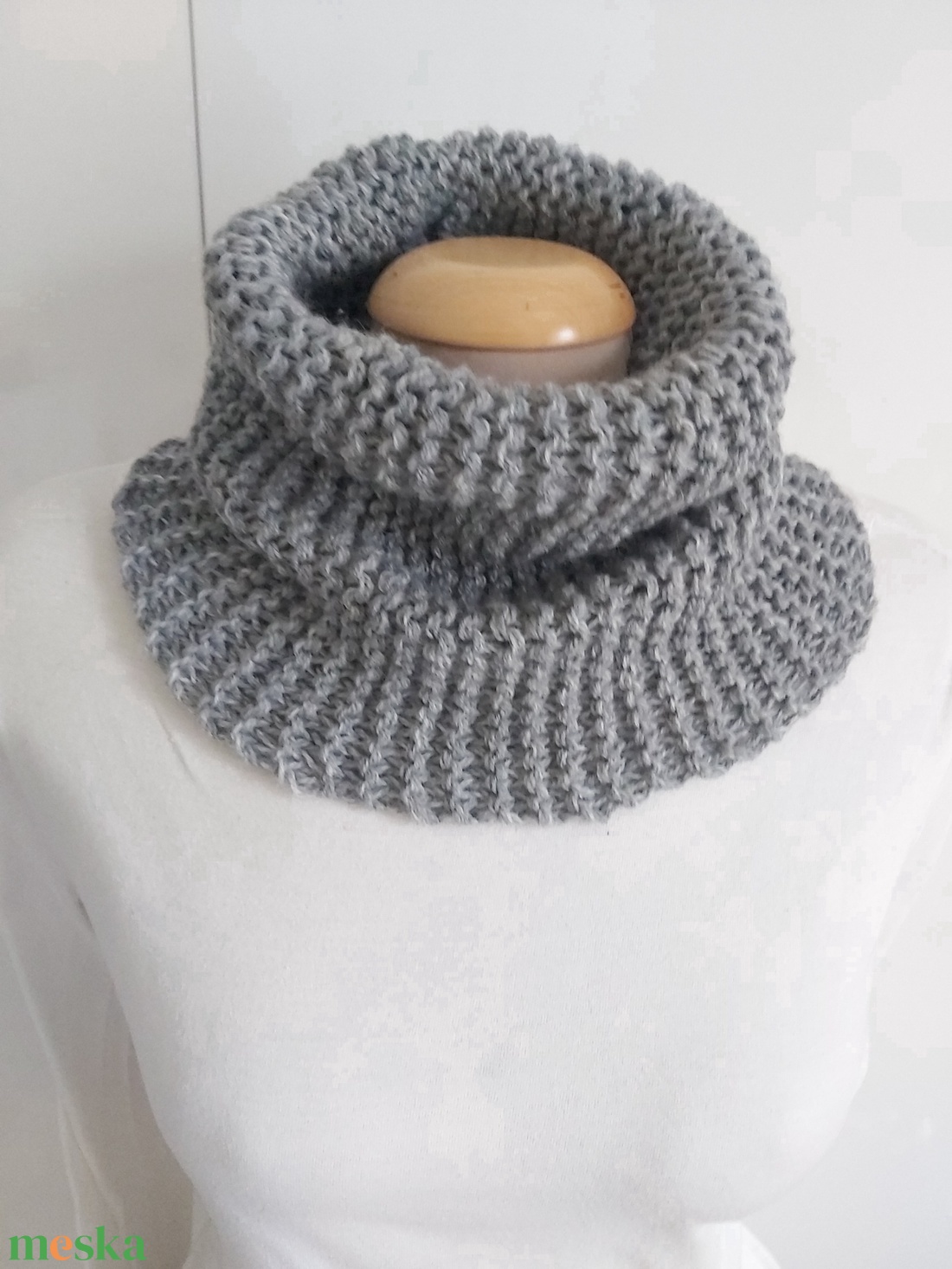 Leáraztam! Szürke csősál  - ruha & divat - sál, sapka, kendő - sál - Meska.hu