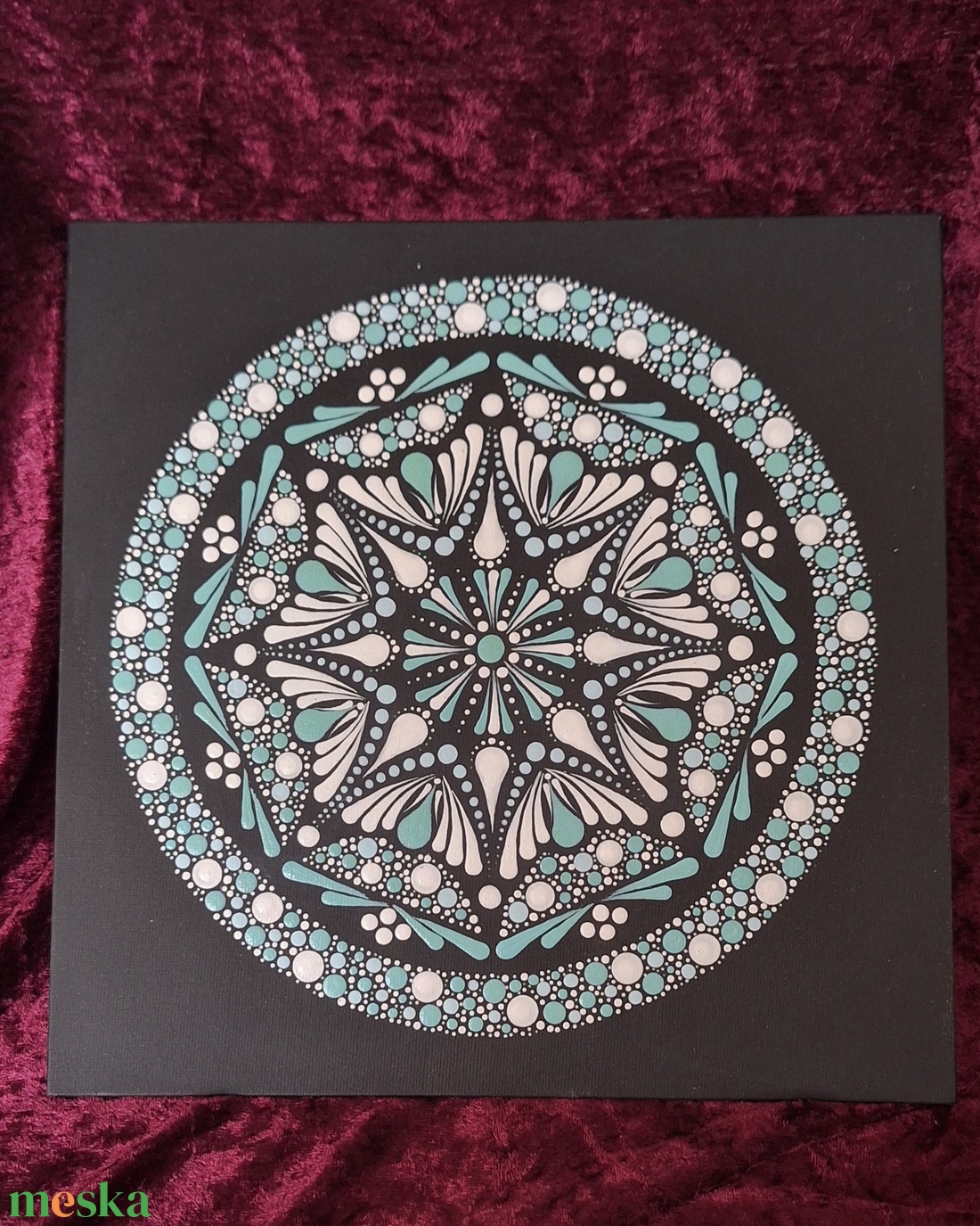 Nyugalom Mandala 25x25 cm - otthon & életmód - dekoráció - spiritualitás - mandala - Meska.hu