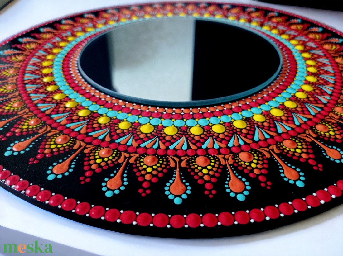 Mandala tükör - otthon & életmód - dekoráció - tükör - Meska.hu Mandala tükör - otthon & életmód - dekoráció - tükör - Meska.hu