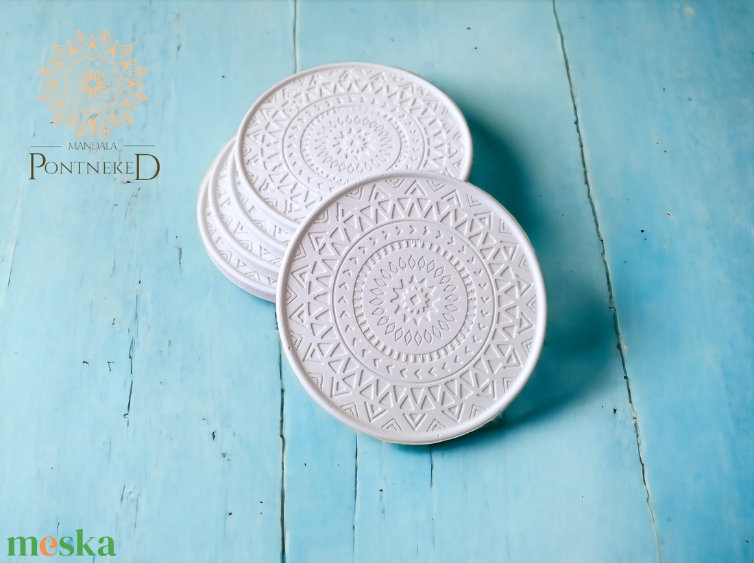 Festhető, mandala mintás modellgipsz öntvény alátét - kellékek & szerszámok - vegyes alapanyag - gipsz - Meska.hu Festhető, mandala mintás modellgipsz öntvény alátét - kellékek & szerszámok - vegyes alapanyag - gipsz - Meska.hu