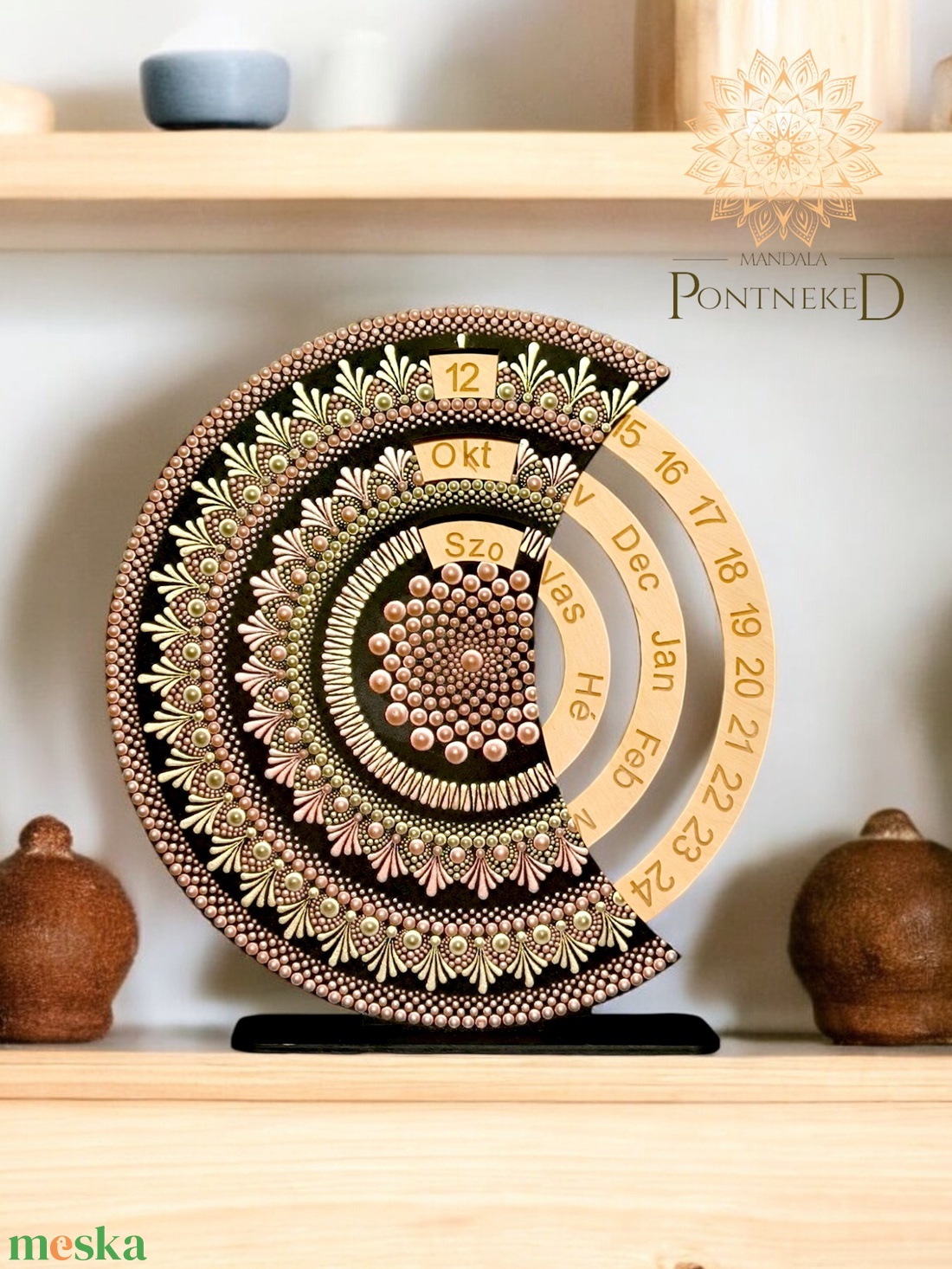 Mandala öröknaptár, álló (25 cm átmérőjű) - otthon & életmód - dekoráció - fali és függő dekoráció - falinaptár & öröknaptár - Meska.hu Mandala öröknaptár, álló (25 cm átmérőjű) - otthon & életmód - dekoráció - fali és függő dekoráció - falinaptár & öröknaptár - Meska.hu
