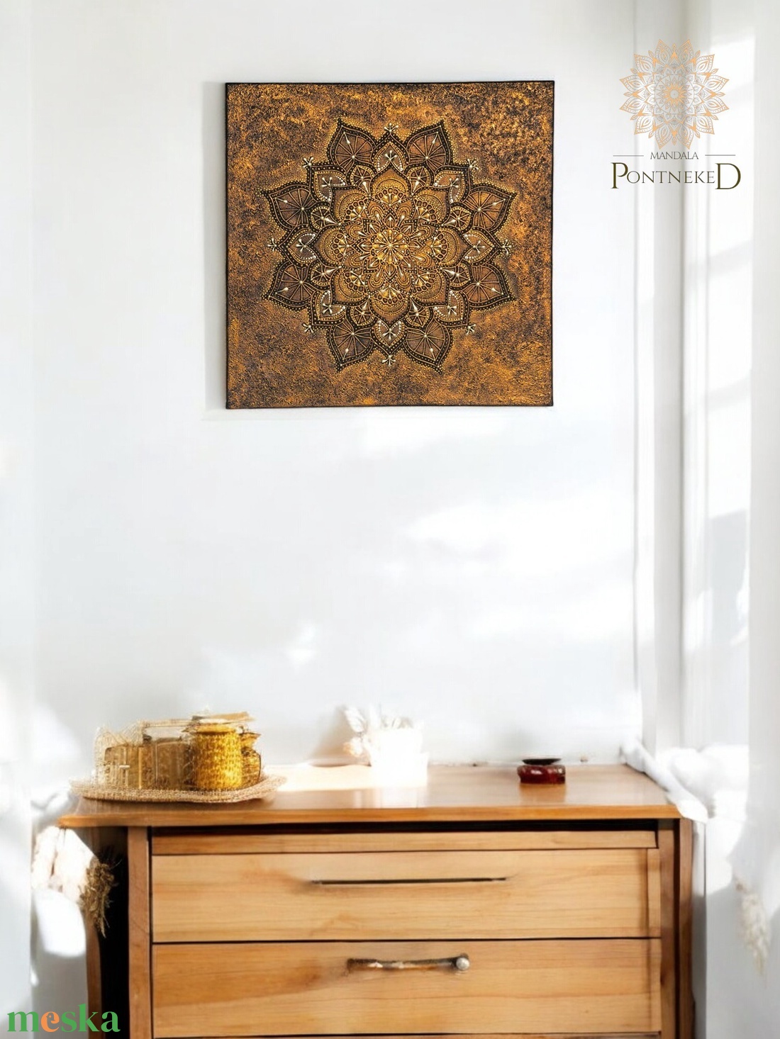 Ébredés - mandala vászonkép (40 X 40 cm) - otthon & életmód - dekoráció - kép & falikép - vászonkép - Meska.hu Ébredés - mandala vászonkép (40 X 40 cm) - otthon & életmód - dekoráció - kép & falikép - vászonkép - Meska.hu