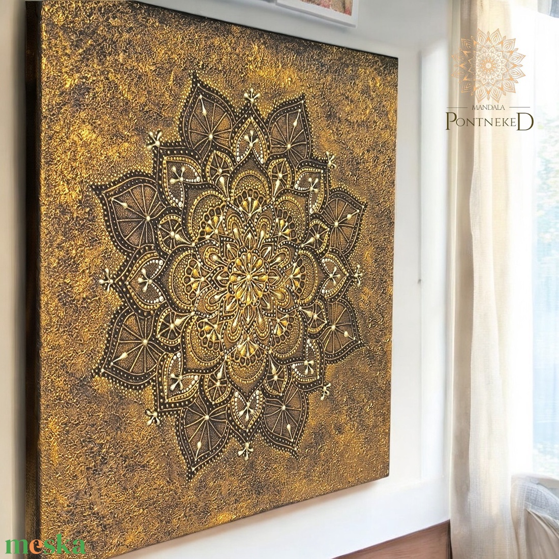Ébredés - mandala vászonkép (40 X 40 cm) - otthon & életmód - dekoráció - kép & falikép - vászonkép - Meska.hu Ébredés - mandala vászonkép (40 X 40 cm) - otthon & életmód - dekoráció - kép & falikép - vászonkép - Meska.hu