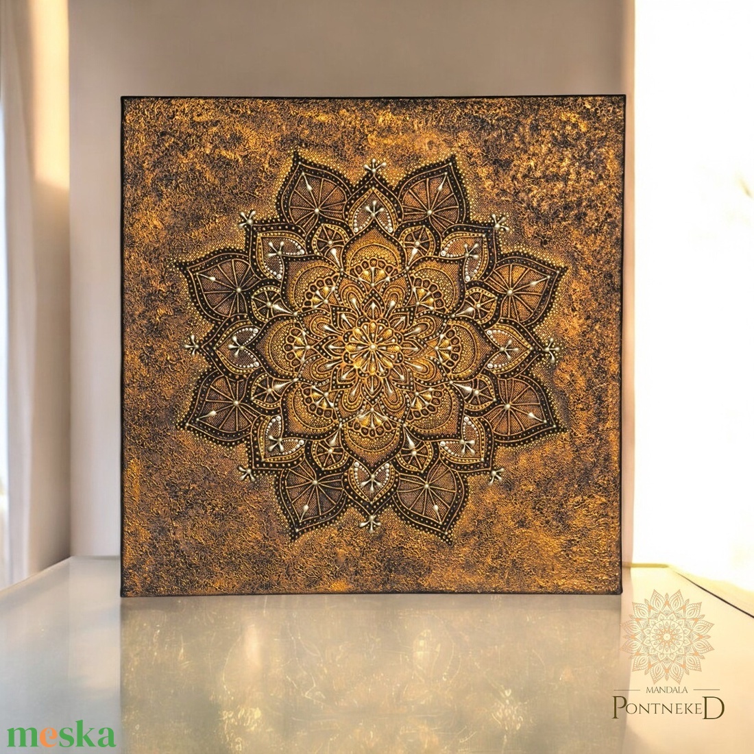 Ébredés - mandala vászonkép (40 X 40 cm) - otthon & életmód - dekoráció - kép & falikép - vászonkép - Meska.hu Ébredés - mandala vászonkép (40 X 40 cm) - otthon & életmód - dekoráció - kép & falikép - vászonkép - Meska.hu