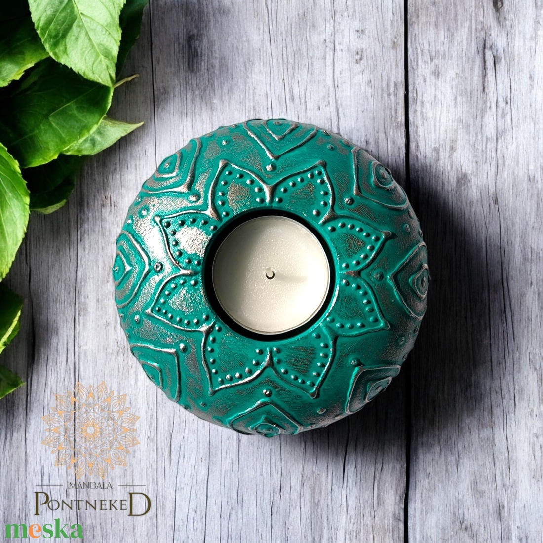 Rusztikus felületű, kerek, mandala mintás teamécses tartó (türkiz) - otthon & életmód - gyertya, illat, aroma - mécses és mécsestartó - Meska.hu Rusztikus felületű, kerek, mandala mintás teamécses tartó (türkiz) - otthon & életmód - gyertya, illat, aroma - mécses és mécsestartó - Meska.hu