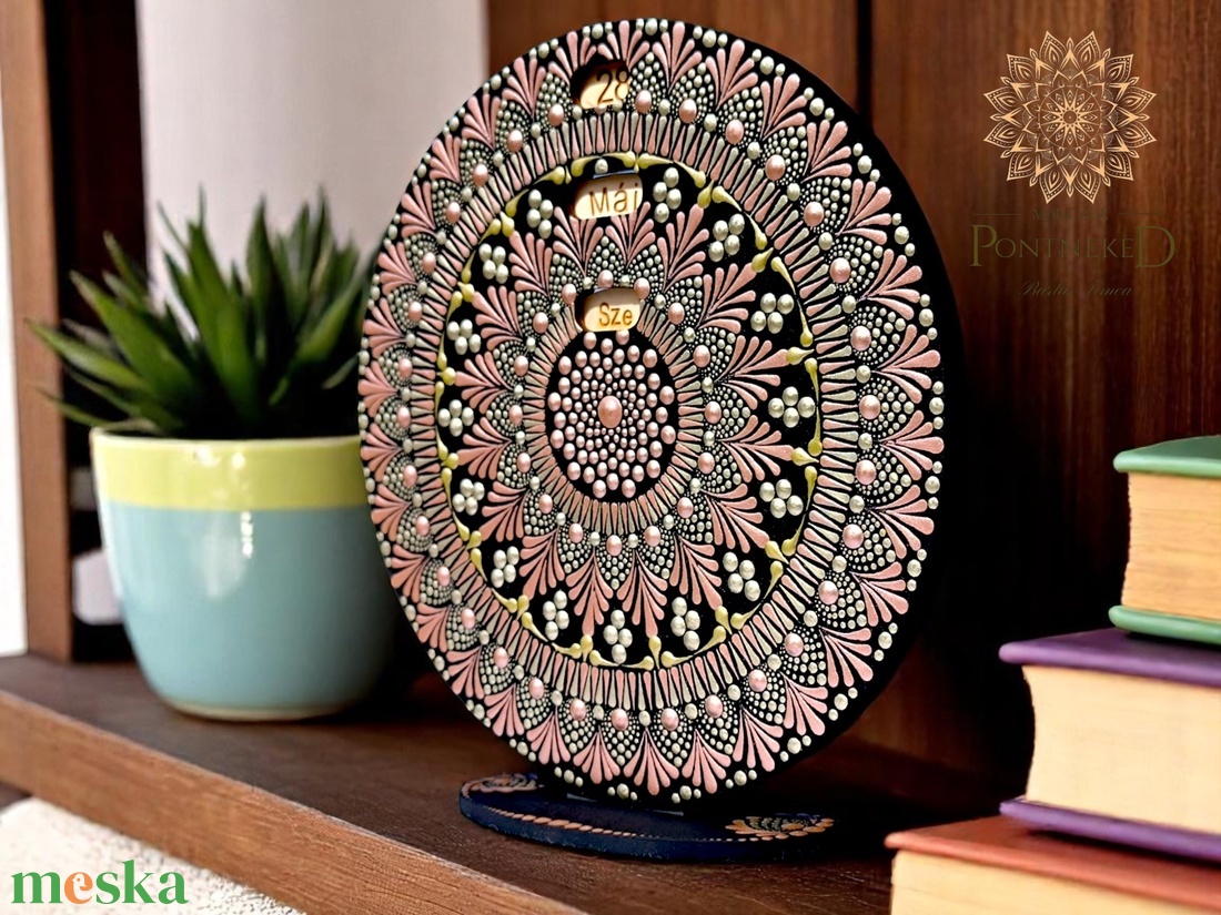 Mandala öröknaptár, rózsa arany-fehérarany, álló (19 cm átmérőjű) - otthon & életmód - dekoráció - fali és függő dekoráció - falinaptár & öröknaptár - Meska.hu Mandala öröknaptár, rózsa arany-fehérarany, álló (19 cm átmérőjű) - otthon & életmód - dekoráció - fali és függő dekoráció - falinaptár & öröknaptár - Meska.hu